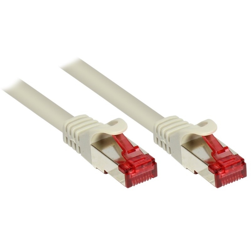 Good Connections Patch Netzwerkkabel RJ45 CAT6 S/FTP PIMF 10m grau